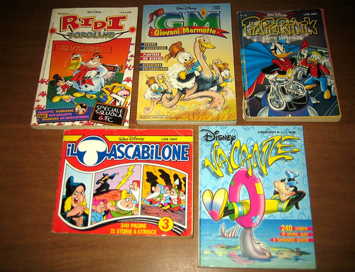Lotto fumetti disney giovani - lotto,